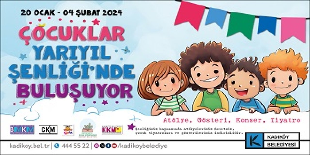 Kadıköy’de Çocuklar Yarıyıl Tatilinde Dopdolu Bir Programla Buluşacak