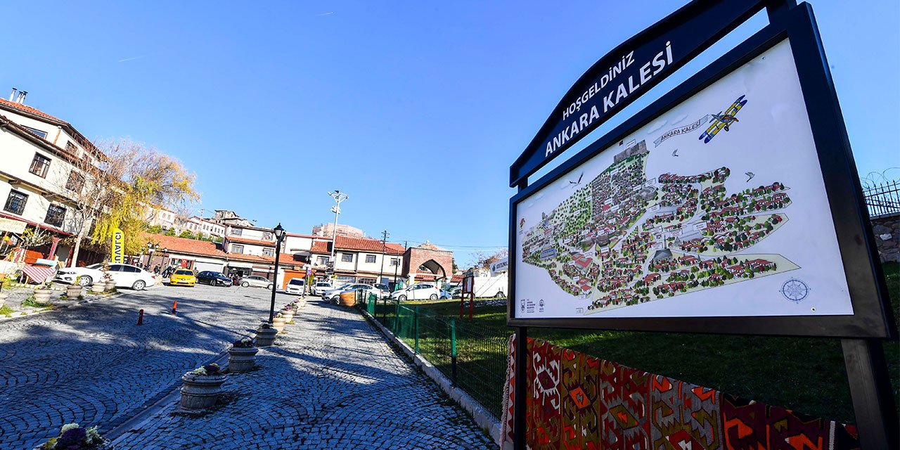 Ankara Kalesi Broşürü ve İllüstrasyon Haritası hazırlandı